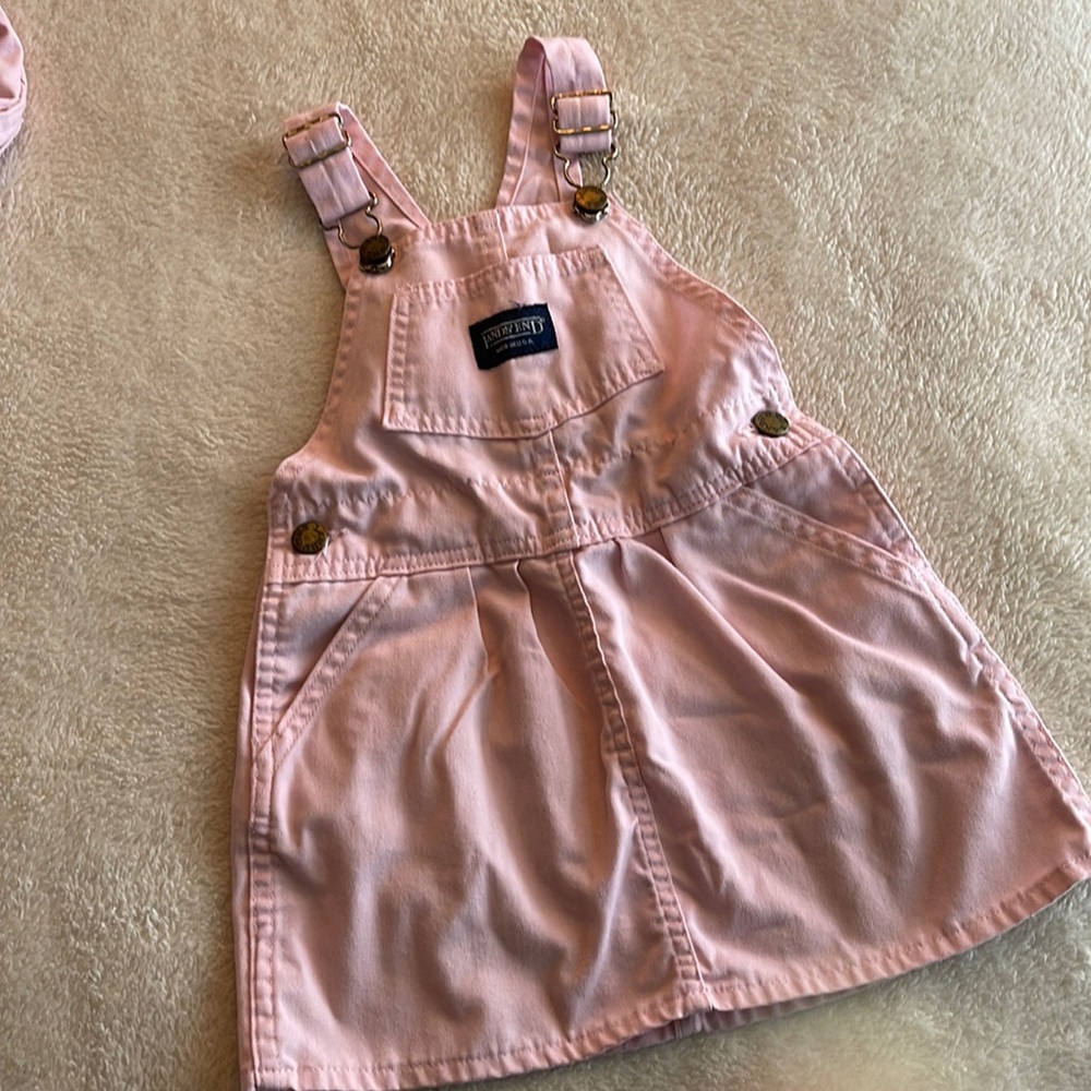 Land’s End girls’ overall dress, vintage 90’s